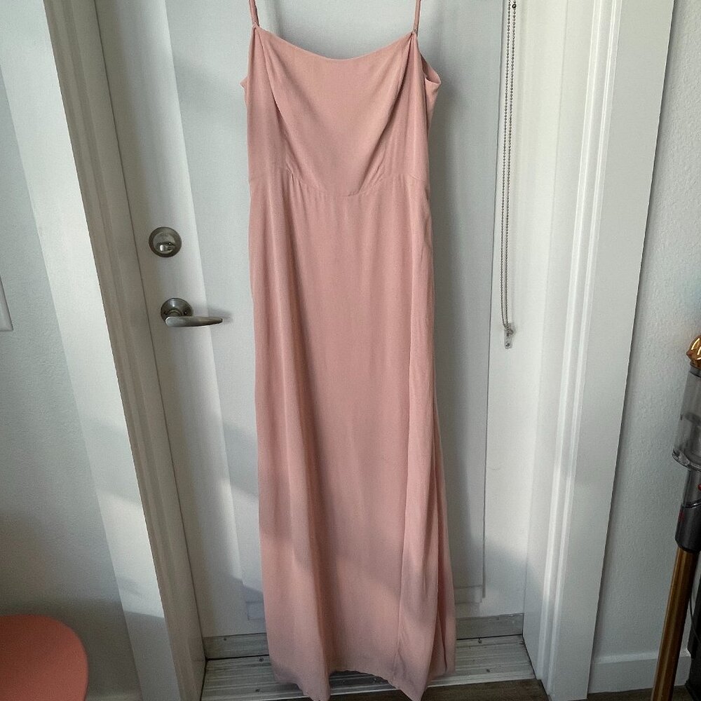 Reformation Blush Pink Maxi Dress - Size 12